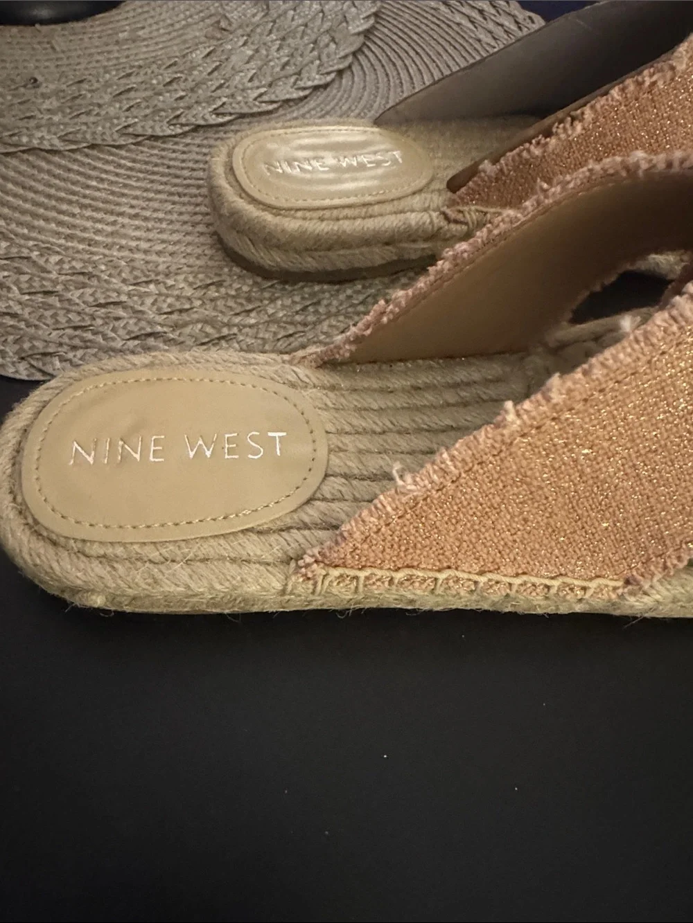 🔥 NINE WEST 🔥 Hamden Flat Casual Sandals❣️BRAND NEW 🔥 Light Pink Sz 8